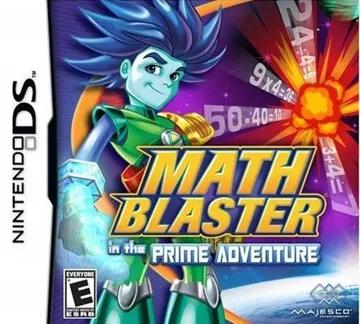 Math Blaster in the Prime Adventure (USA) box cover front